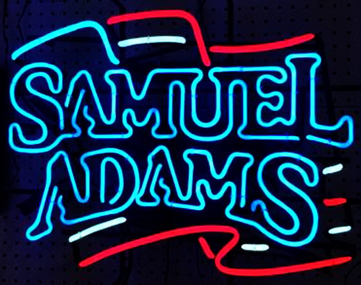 Samuel Adams Flag Neon Sign